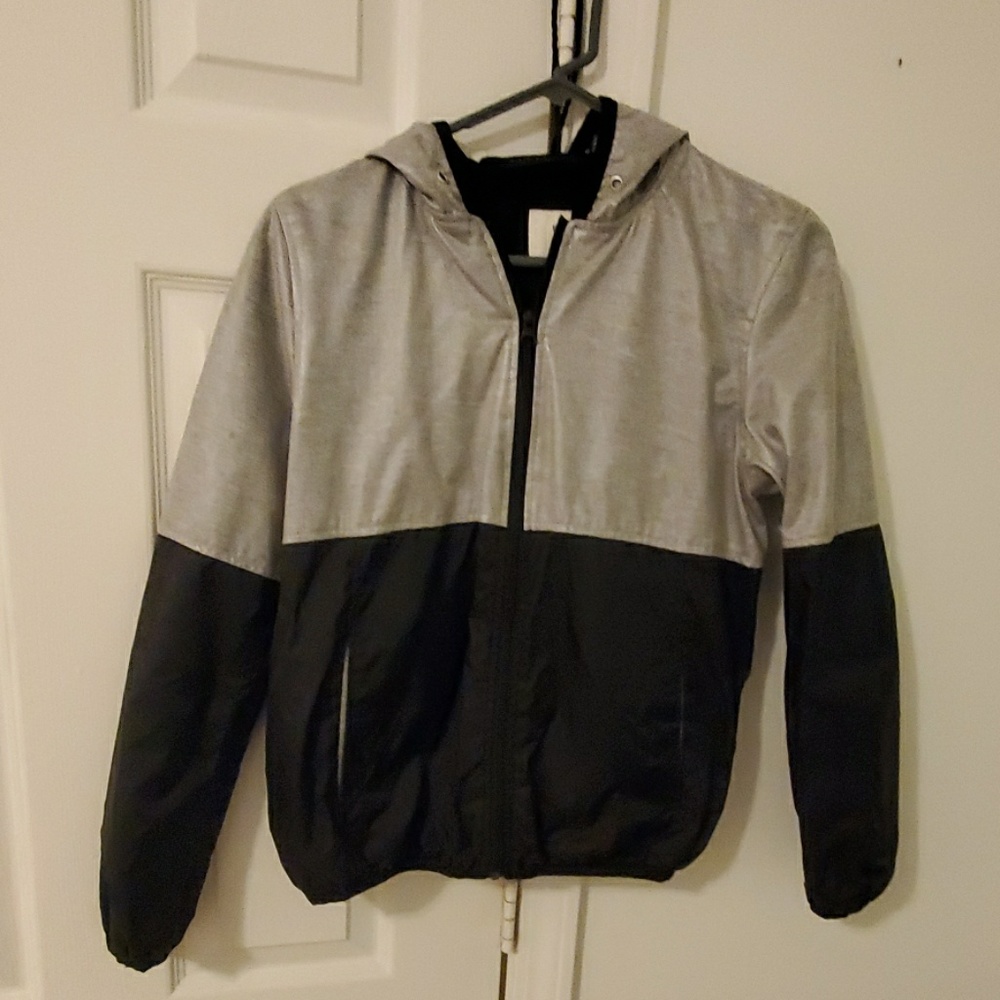 Forever 21 Activewear Hooded Zip Front Jacket